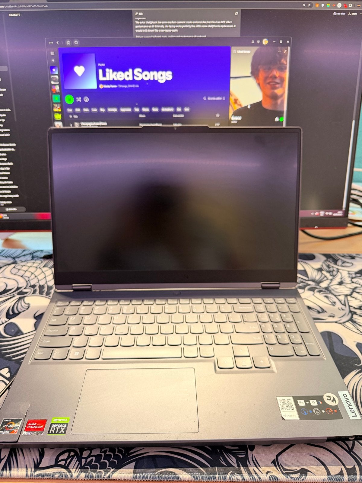 Lenovo Legion 5 gaming laptop, Ryzen 7, Met videokaart, Lenovo Legion Gaming, Ophalen of Verzenden