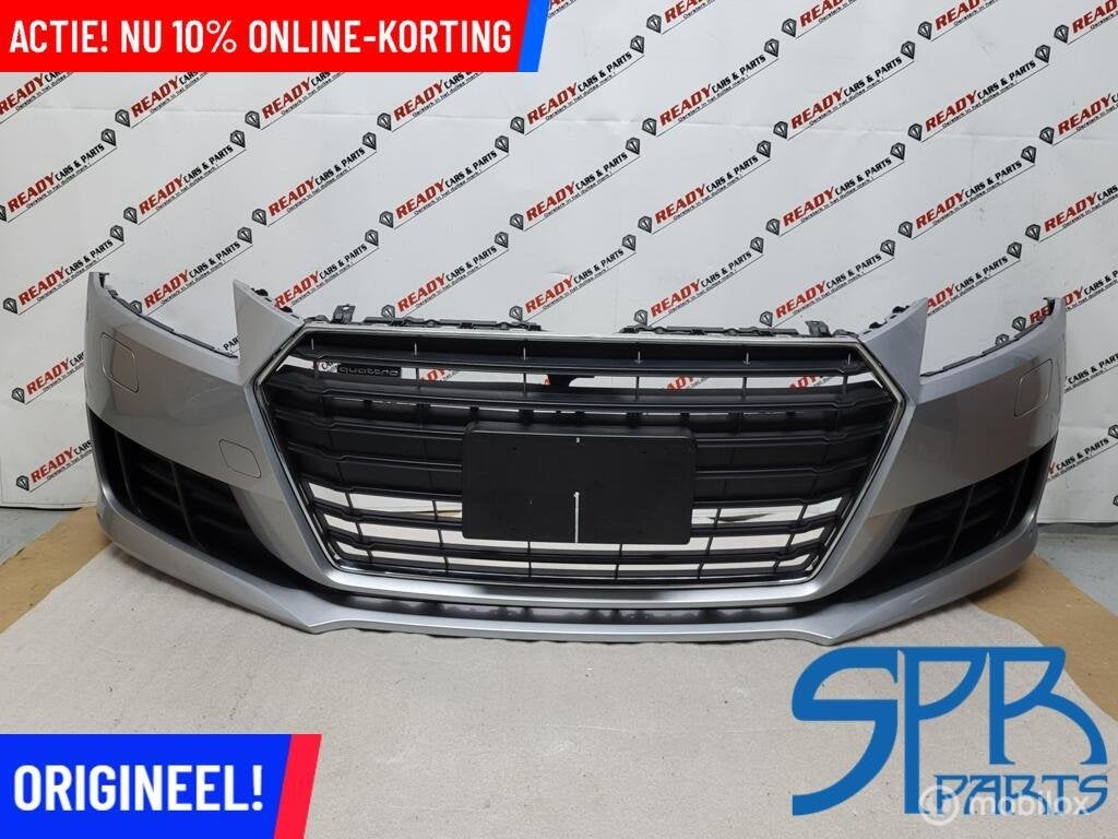 Voorbumper Audi TT 8S ('14-'23) 8S0807437 USA BUMPER GRILLE, Auto-onderdelen, Audi, Gebruikt, Voor, Bumper