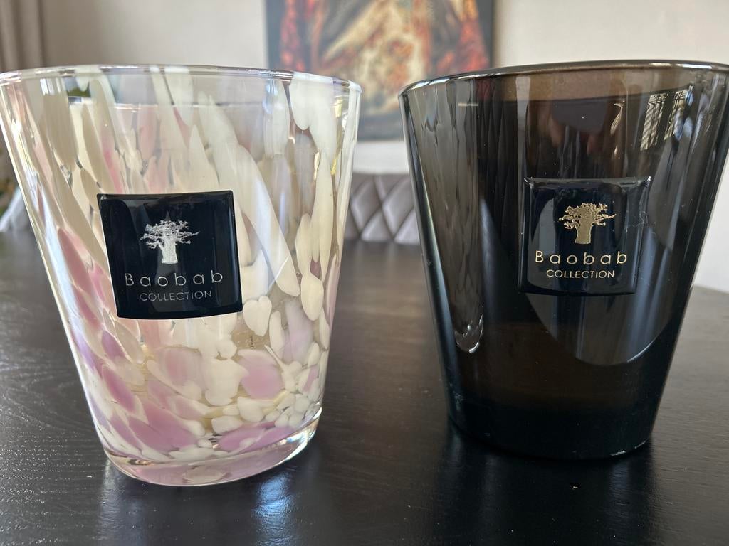 Baobab Collection vazen (zonder kaars), Huis en Inrichting, Woonaccessoires | Kandelaars en Kaarsen, Overige materialen, Wit, Ophalen of Verzenden