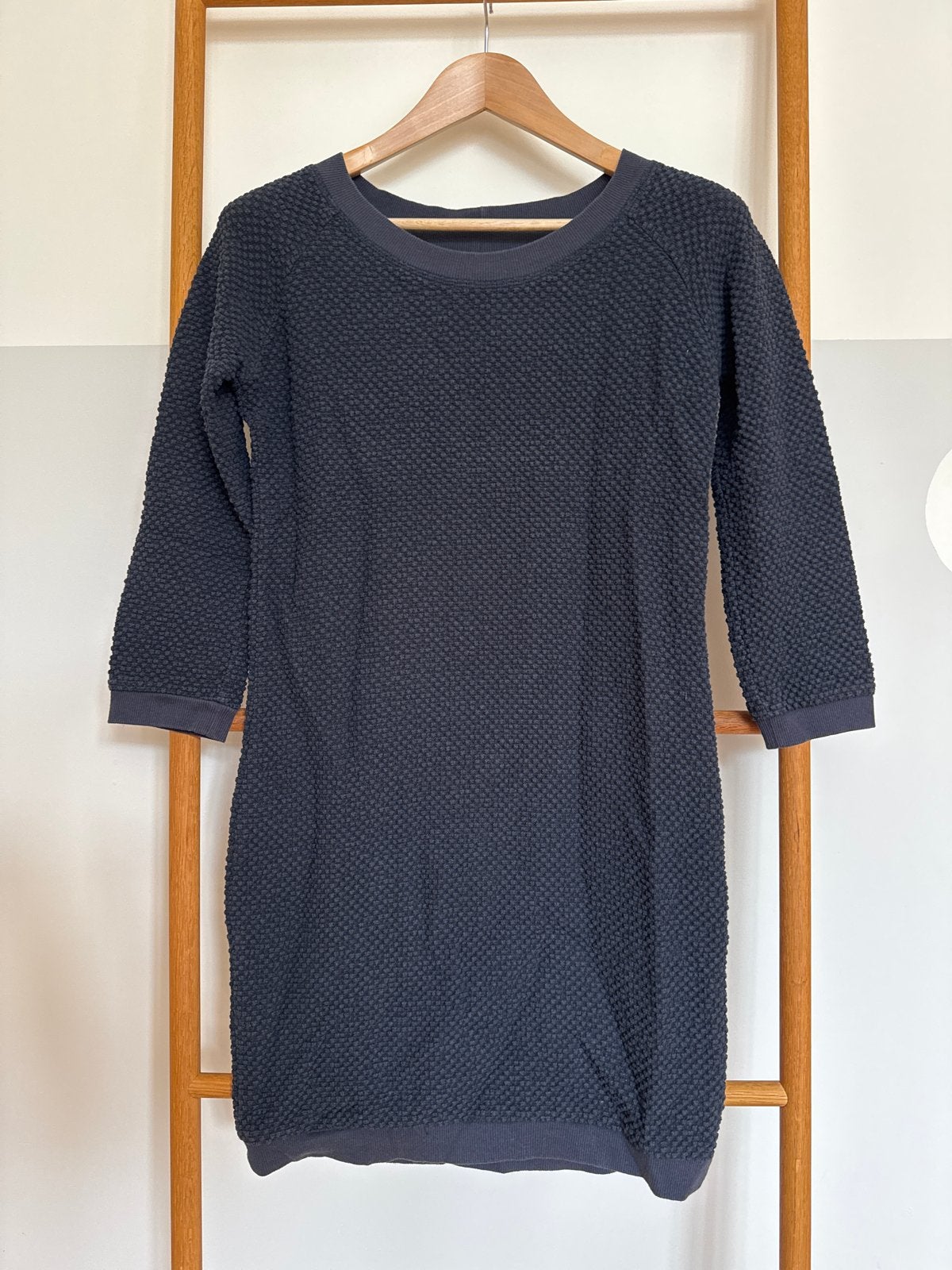 Humanoid jurk met driekwart mouw (zo goed als nieuw), Maat 38/40 (M), Blauw, Ophalen of Verzenden, Zo goed als nieuw