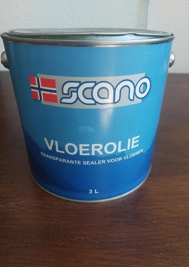 Vloerolie, 3 literbus voor ca 2/3 gevuld, Doe-het-zelf en Verbouw, Minder dan 5 liter, Ophalen, Zo goed als nieuw, Overige kleuren