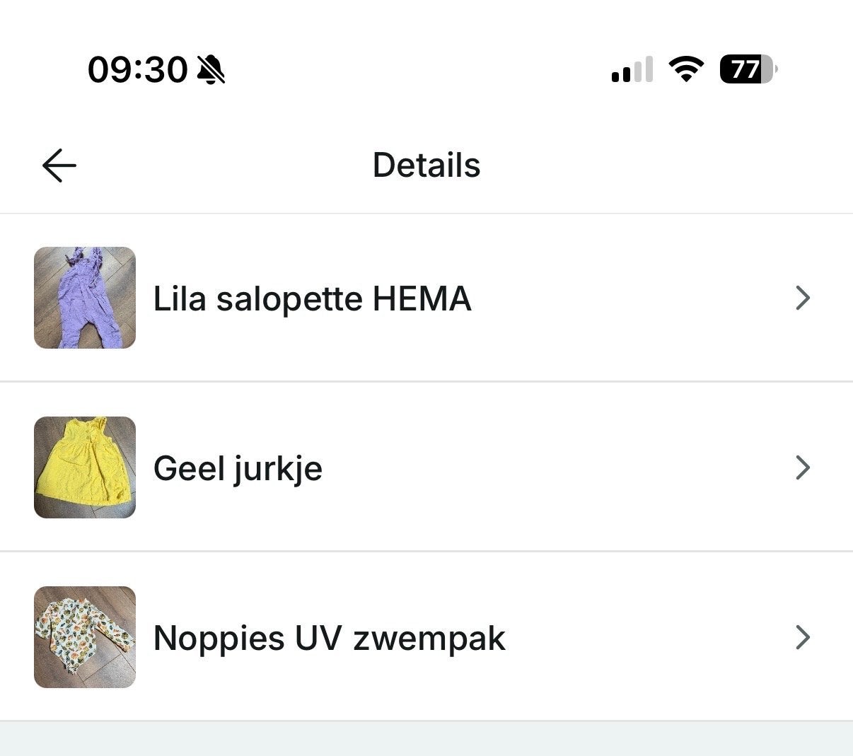 Lila salopette HEMA, Geel jurkje, Noppies UV zwempak, Kinderen en Baby's, Kinderkleding | Overige, Ophalen of Verzenden, Gebruikt