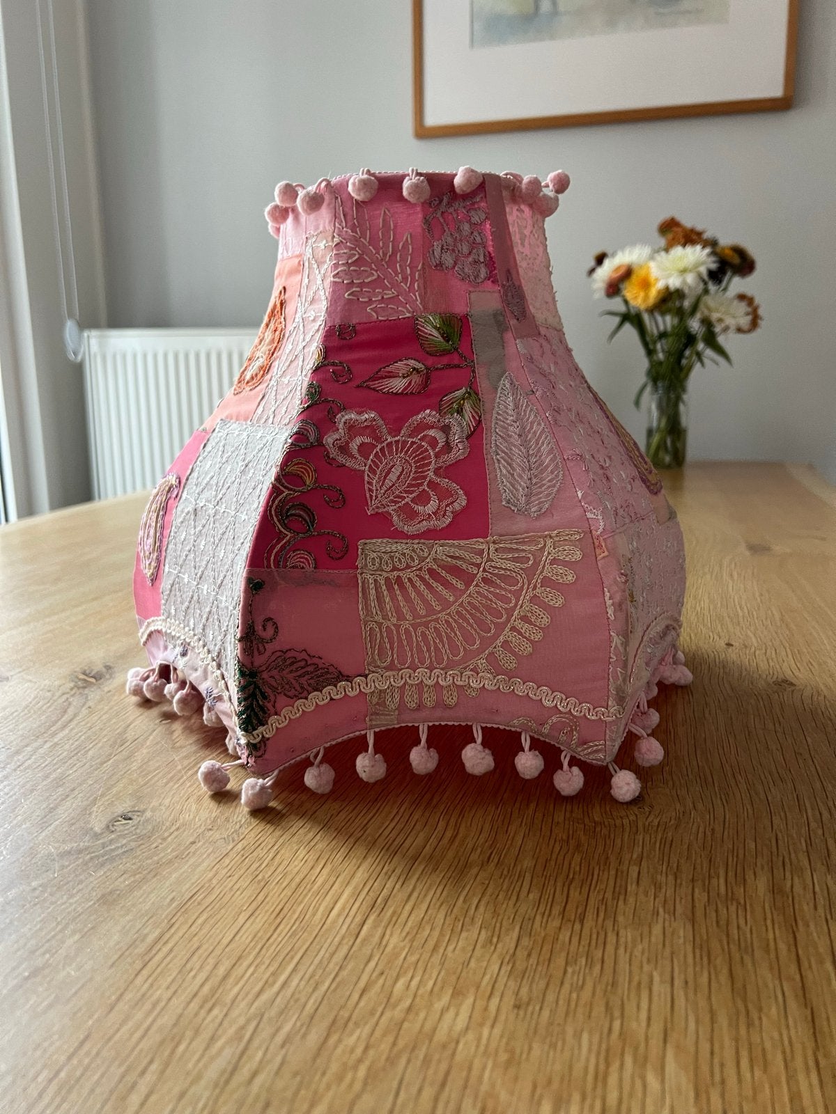 Roze lampenkap en bedsprei, Colorique, Ophalen, Bohemian, Overige merken, Roze