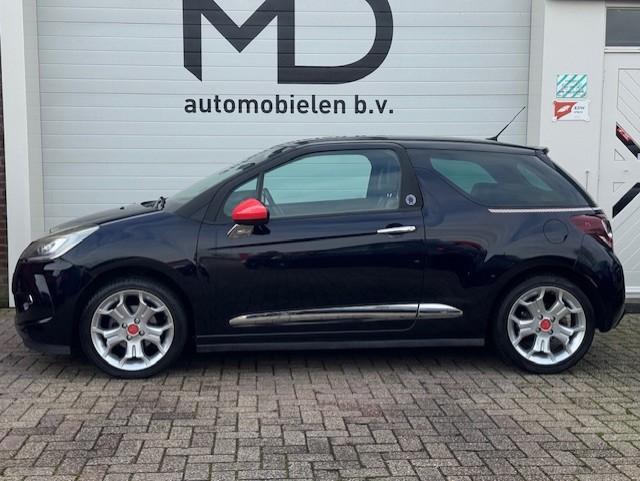 DS 3 1.2 So Red -1e eigenaar-Dealer onderhouden-leder-camera, Voorwielaandrijving, Euro 6, Blauw, Automatische klimaatregeling