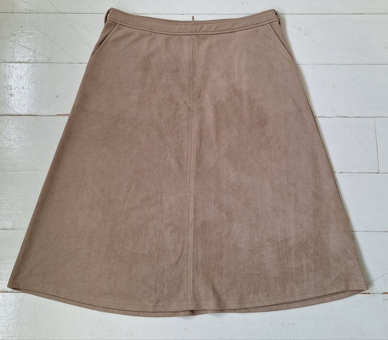 Summun rok suede look, Kleding | Dames, Maat 38/40 (M), Summum Woman, Beige, Ophalen of Verzenden