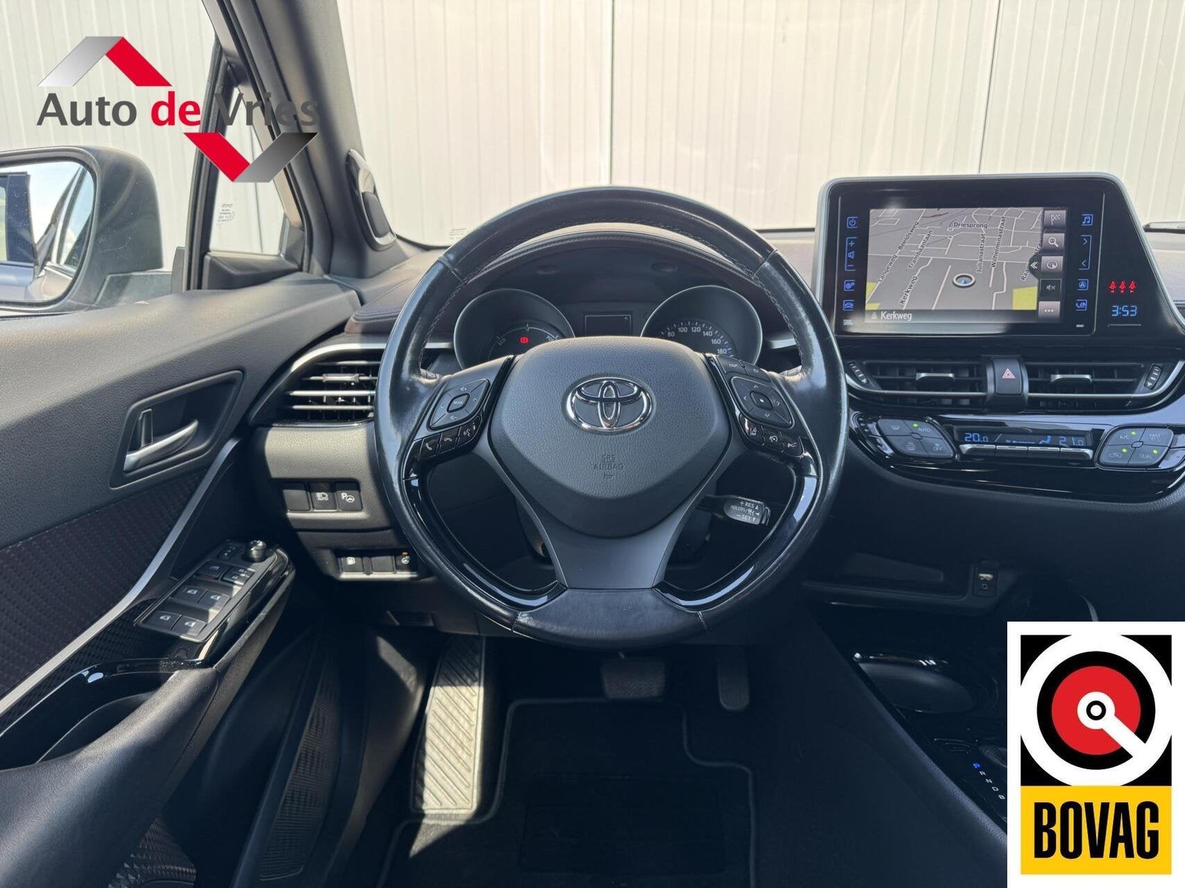 Toyota C-HR 1.8 Hybrid Executive|JBL|Trekhaak|NL-Auto, Auto's, Dealer onderhouden, 4 cilinders, Met garantie (alle), Leder en Stof