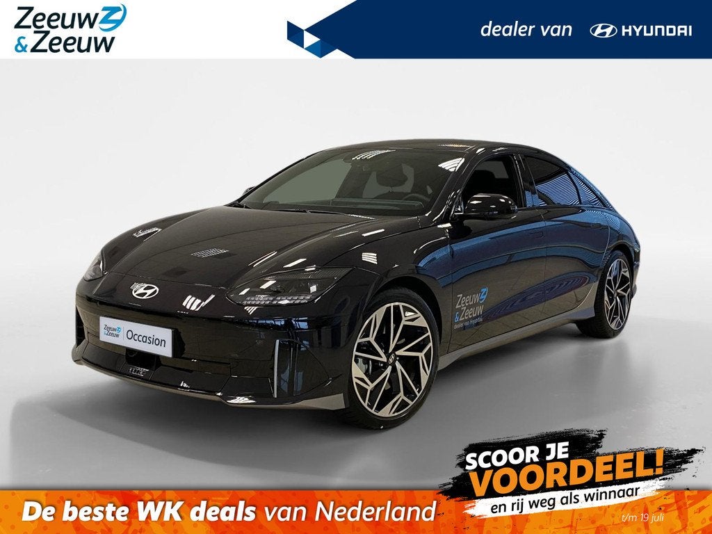 Hyundai IONIQ 6 CONNECT | 77 KWH | 20'' VELGEN | DIRECT LEVE, Auto's, Hyundai, Automaat, 1885 kg, Blauw, 614 km