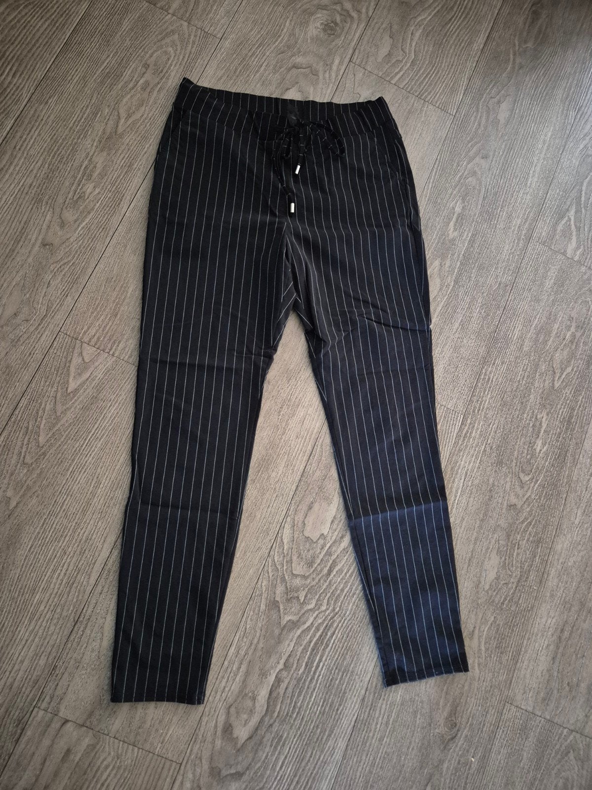 &Co Women streep broek zwart, Ophalen of Verzenden, Zo goed als nieuw, Zwart, Lang