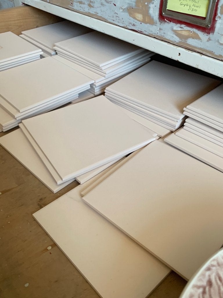 Steengoed tiles for ceramic painting, Ophalen, Nieuw