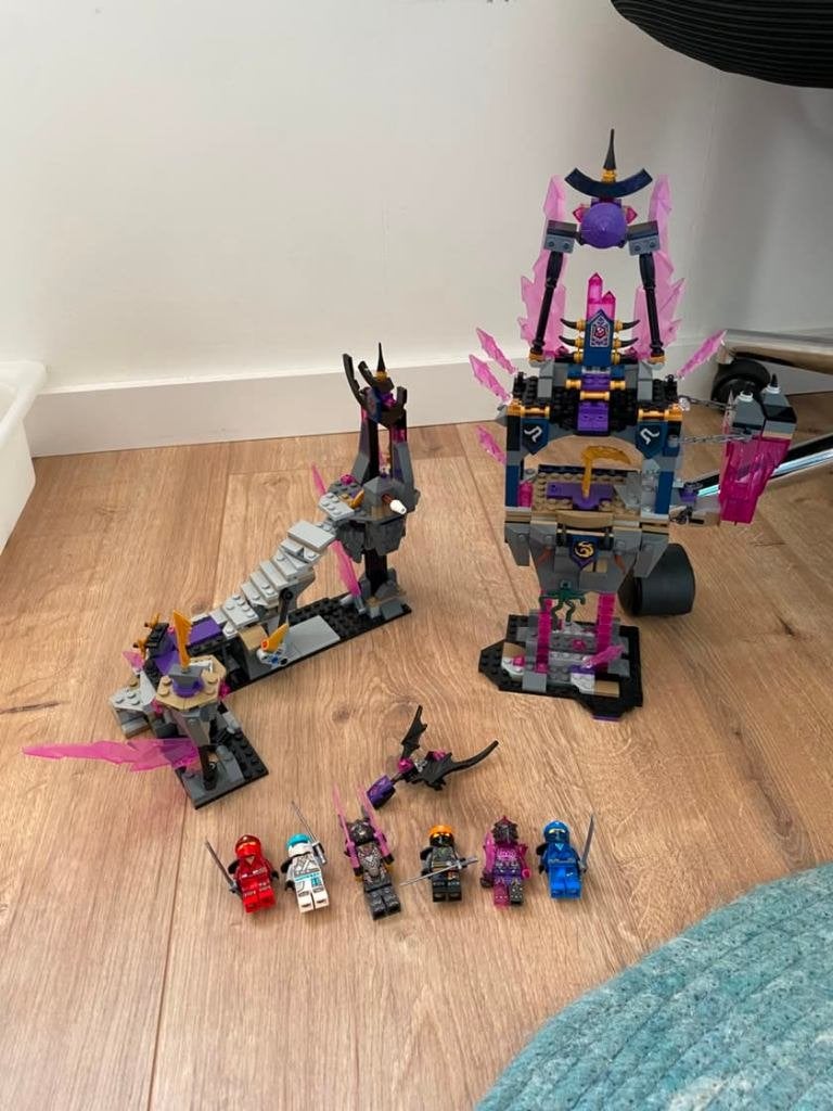 LEGO Ninjago The Crystal King Temple, Ophalen, Lego, Inclusief minifiguren, Zo goed als nieuw