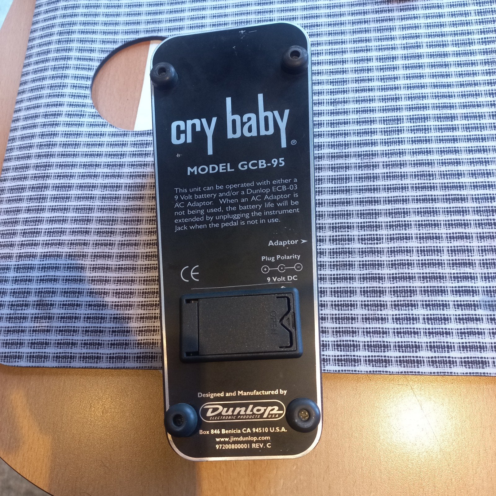 Dunlop wah wah cry baby GCB-95, Muziek en Instrumenten, Effecten, Ophalen of Verzenden, Nieuw, Wah Wah
