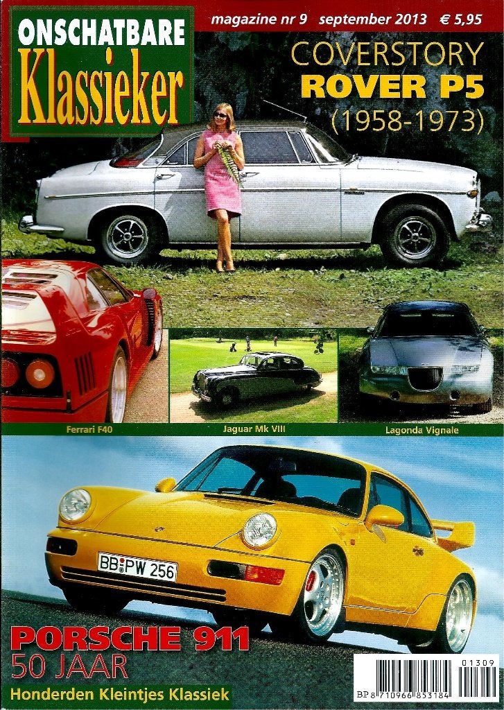 Onschatbare Klassieker Reportage Rover P5, Ophalen of Verzenden, Gelezen, Overige merken