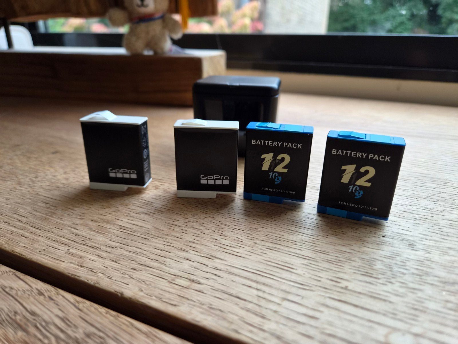 GoPro Travel Charger met 4 accu's voor Hero 9/10/11/12