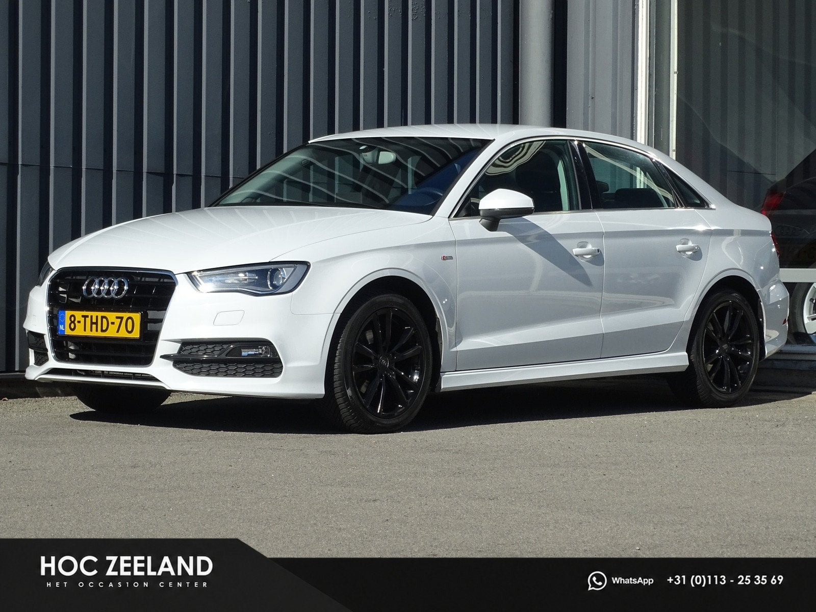 Audi A3 Limousine 1.4 TFSI CoD Attraction Pro Line Plus S-Li, Auto's, Gebruikt, 4 cilinders, Wit, Origineel Nederlands