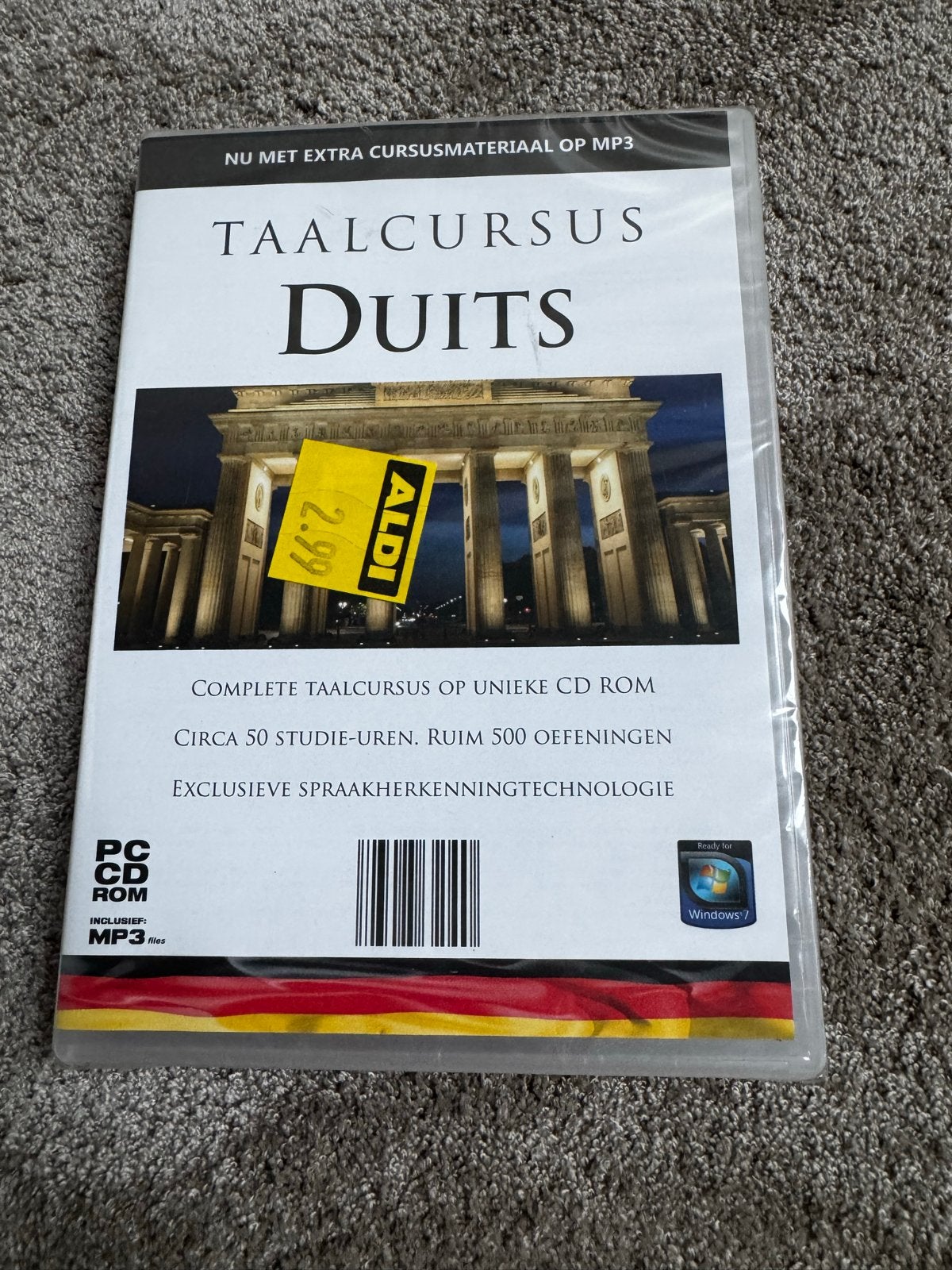 Taalcursus Duits PC CD-ROM met MP3 - Compleet, Ophalen of Verzenden, Zo goed als nieuw, Non-fictie