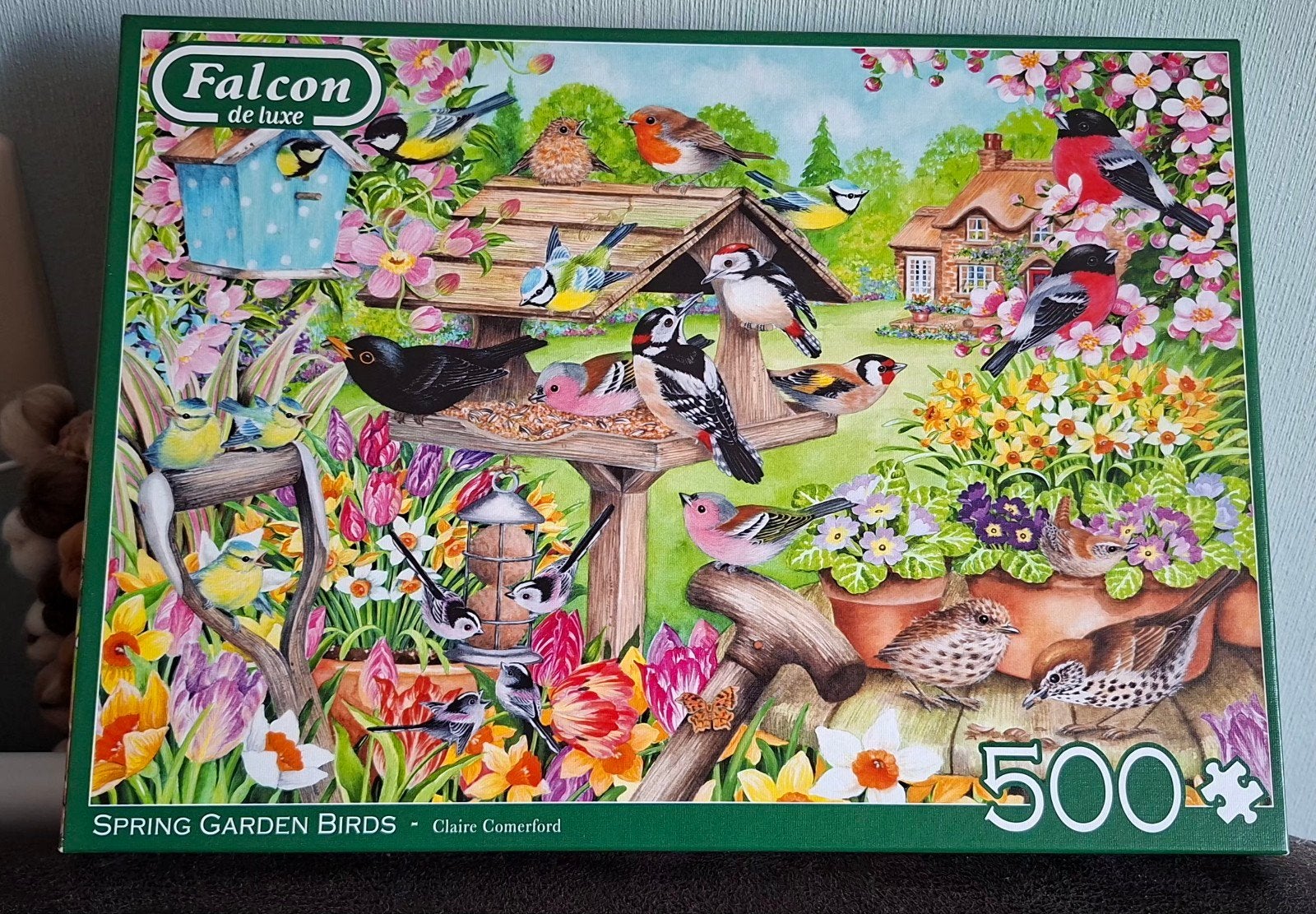 falcon puzzel 500 stukjes 1x gemaakt en compleet, Ophalen of Verzenden, 500 t/m 1500 stukjes, Zo goed als nieuw, Legpuzzel