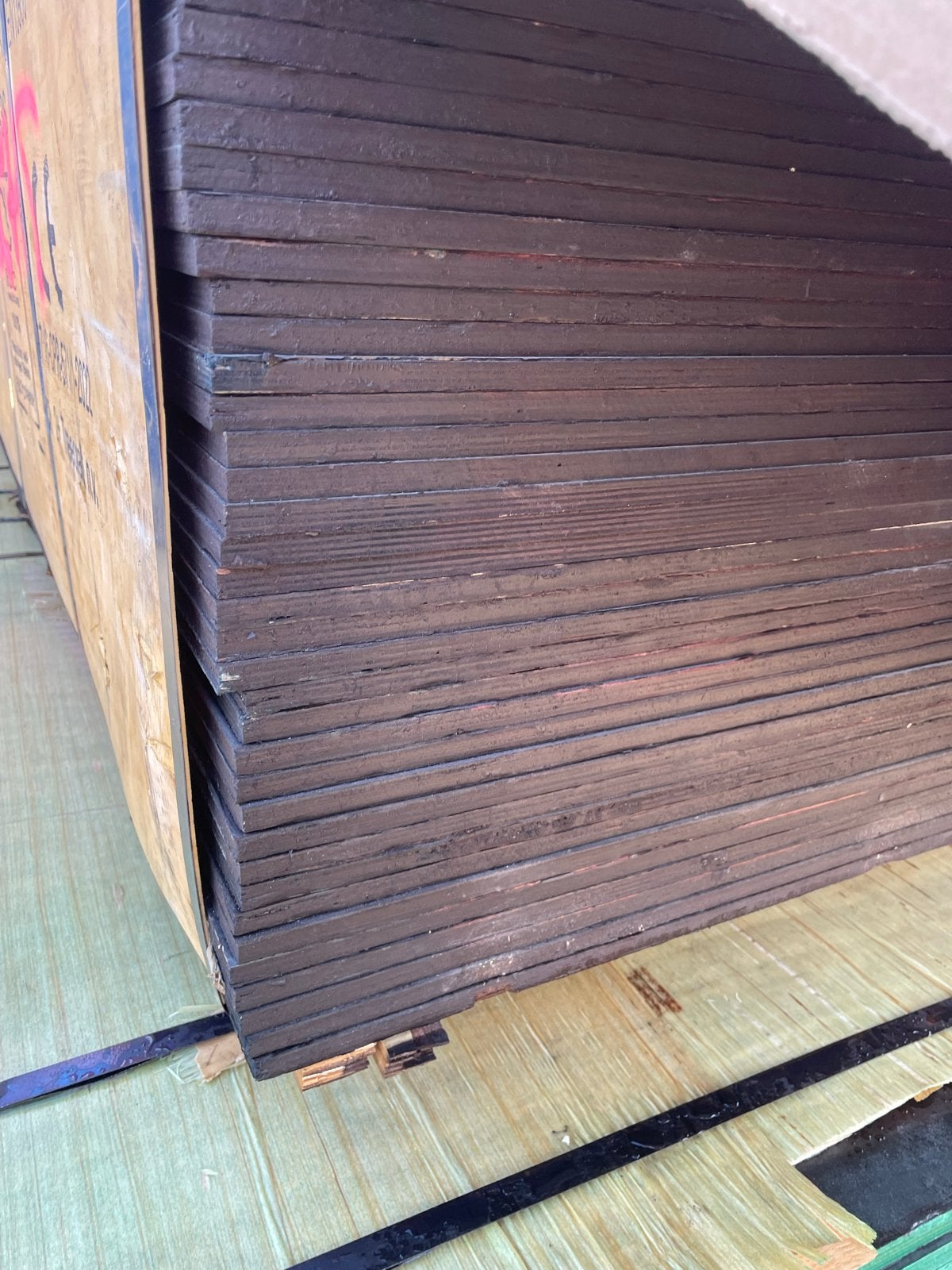 Betonplex platen  - Premium Film Hardwood, Doe-het-zelf en Verbouw, 25 tot 50 mm, Nieuw, Ophalen of Verzenden, 200 tot 250 cm
