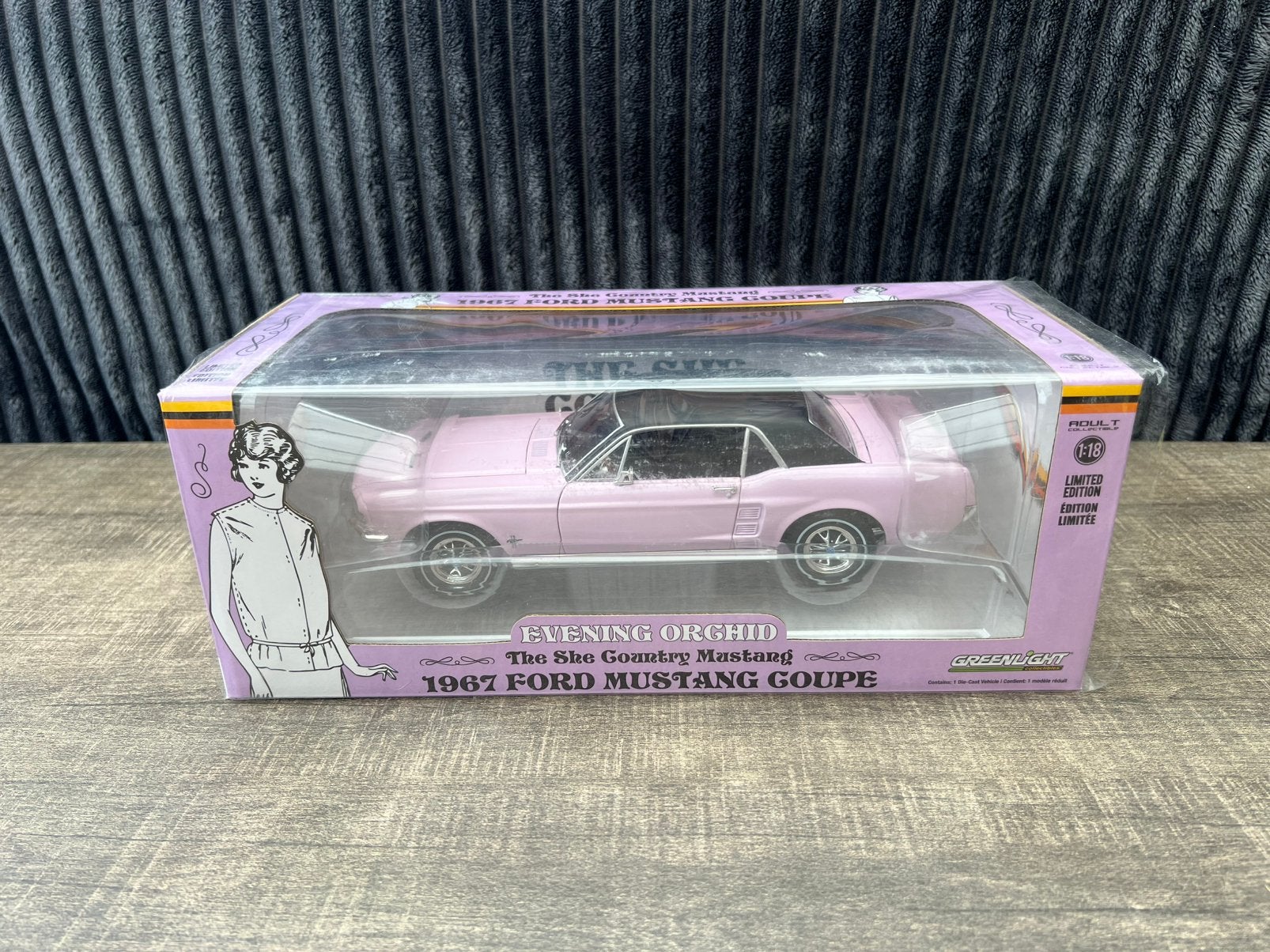 Ford mustang coupe 1967 greenlight, Ophalen of Verzenden, Nieuw, Auto, Overige merken
