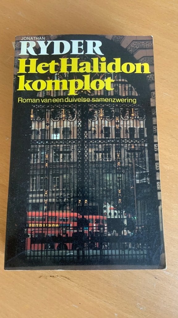 Het halidon komplot - Jonathan Ryder, Ophalen of Verzenden