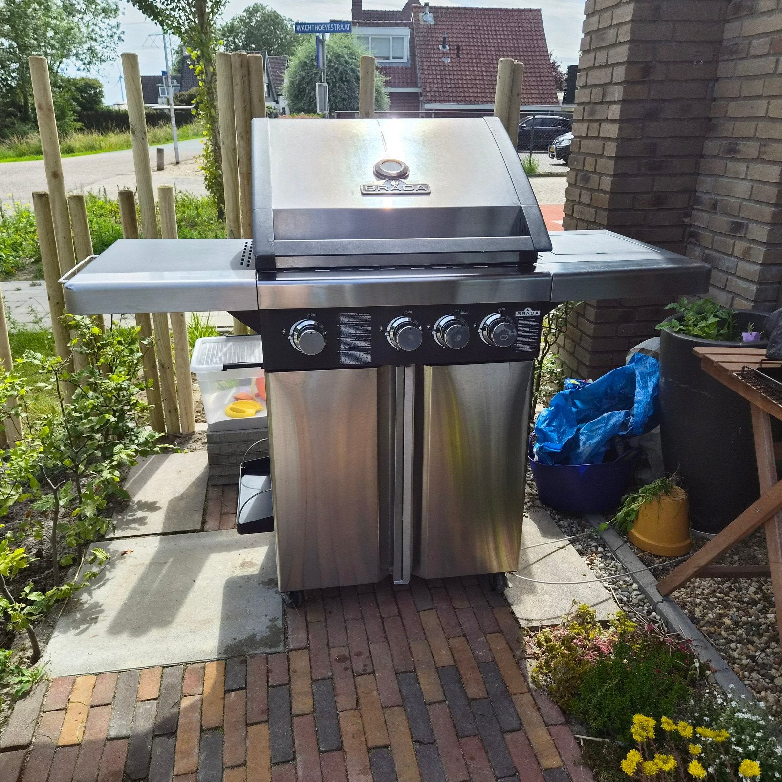 MOET NU WEG!  Brada bbq 7300, Tuin en Terras, Ophalen, Zo goed als nieuw, Brada