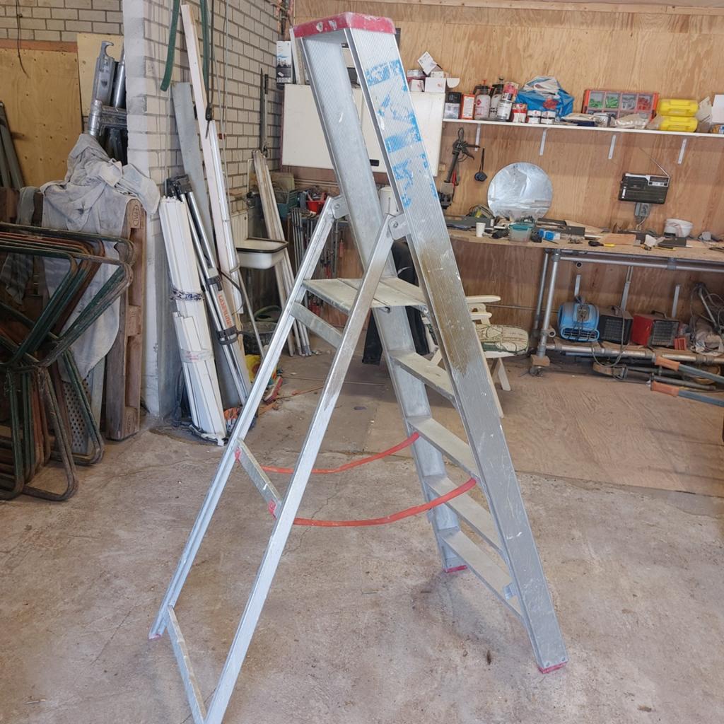 Aluminium trap en kamer rolsteiger, Doe-het-zelf en Verbouw, Steigers, Ophalen, Gebruikt, Overige typen, Minder dan 2 meter