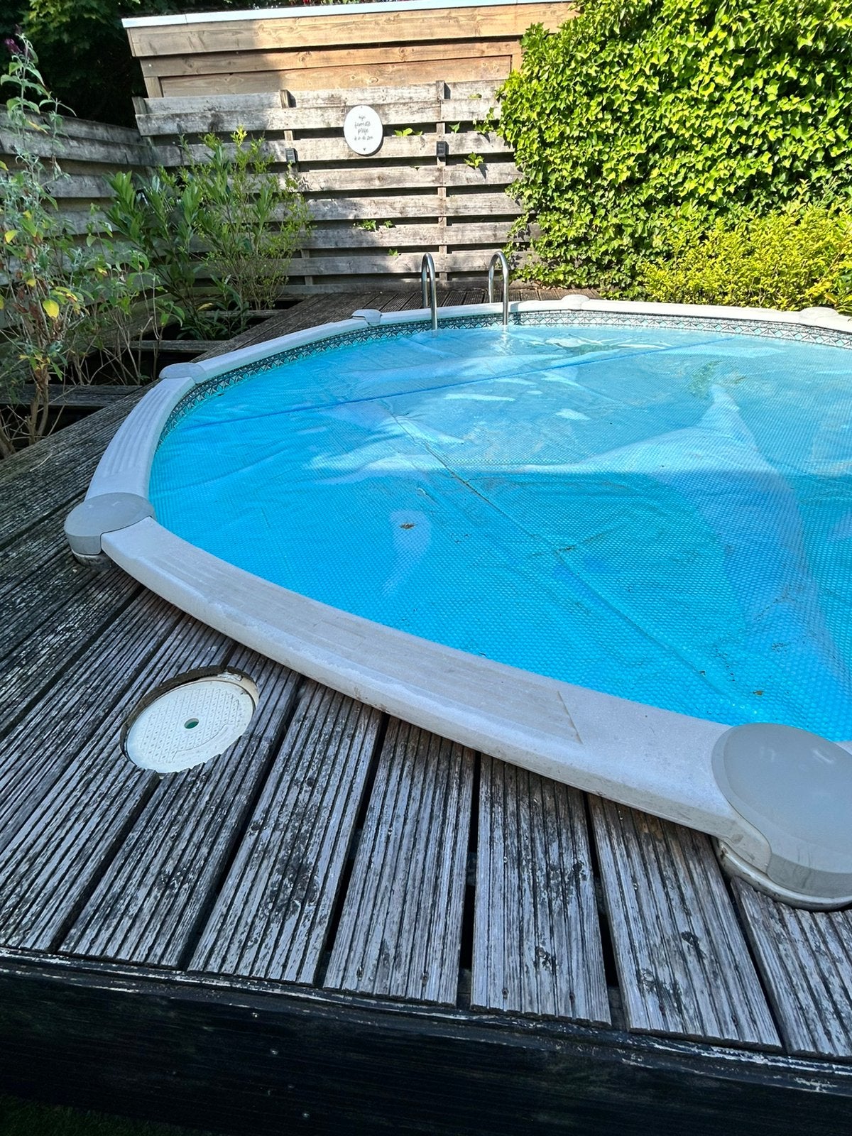 Zwembad met filterpomp en warmtepomp, Gebruikt, Rond, 300 cm of meer, Ophalen