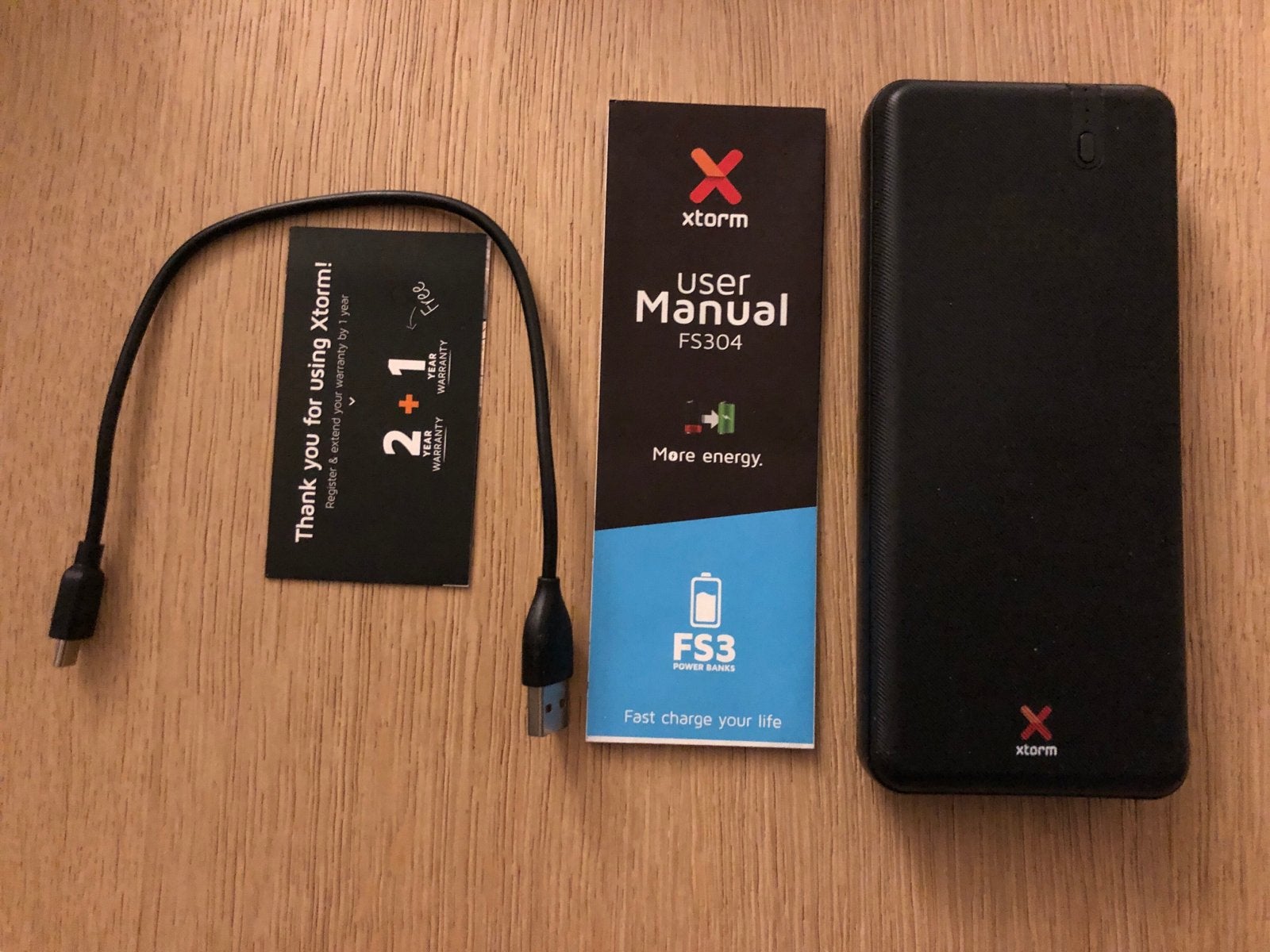 Xtorm Fuel Series 3 Power Bank 20.000 mAh - Zwart, Ophalen, Nieuw