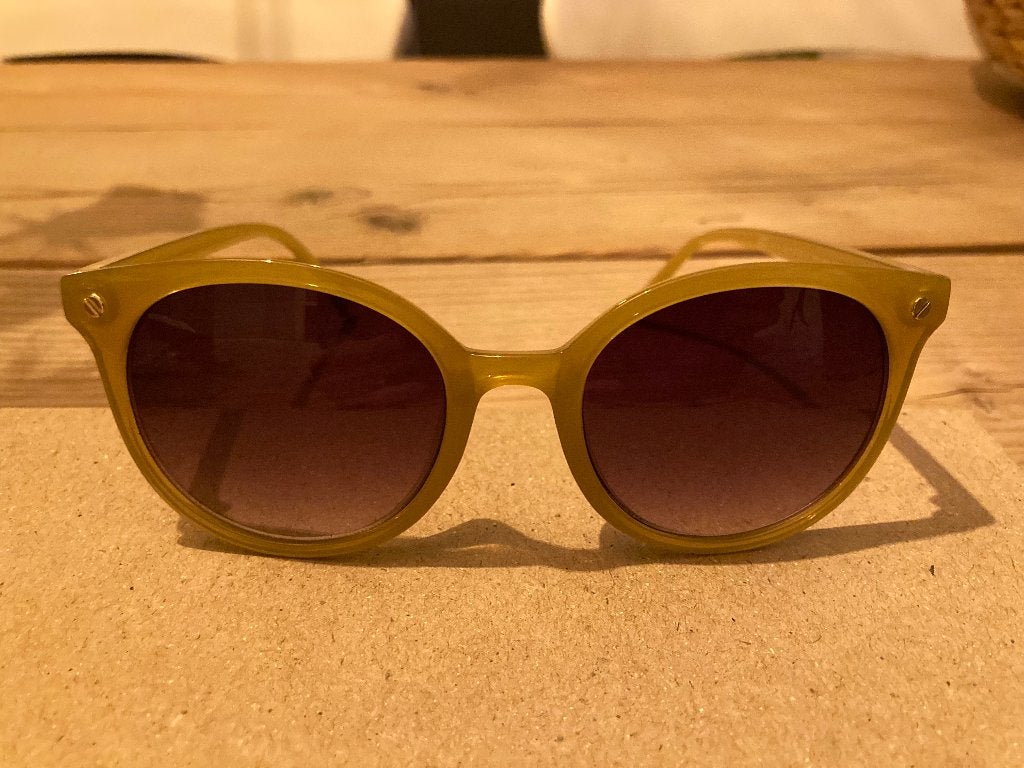 Zonnebril met geel montuur – H&M, Overige merken, Zonnebril, Geel, Nieuw