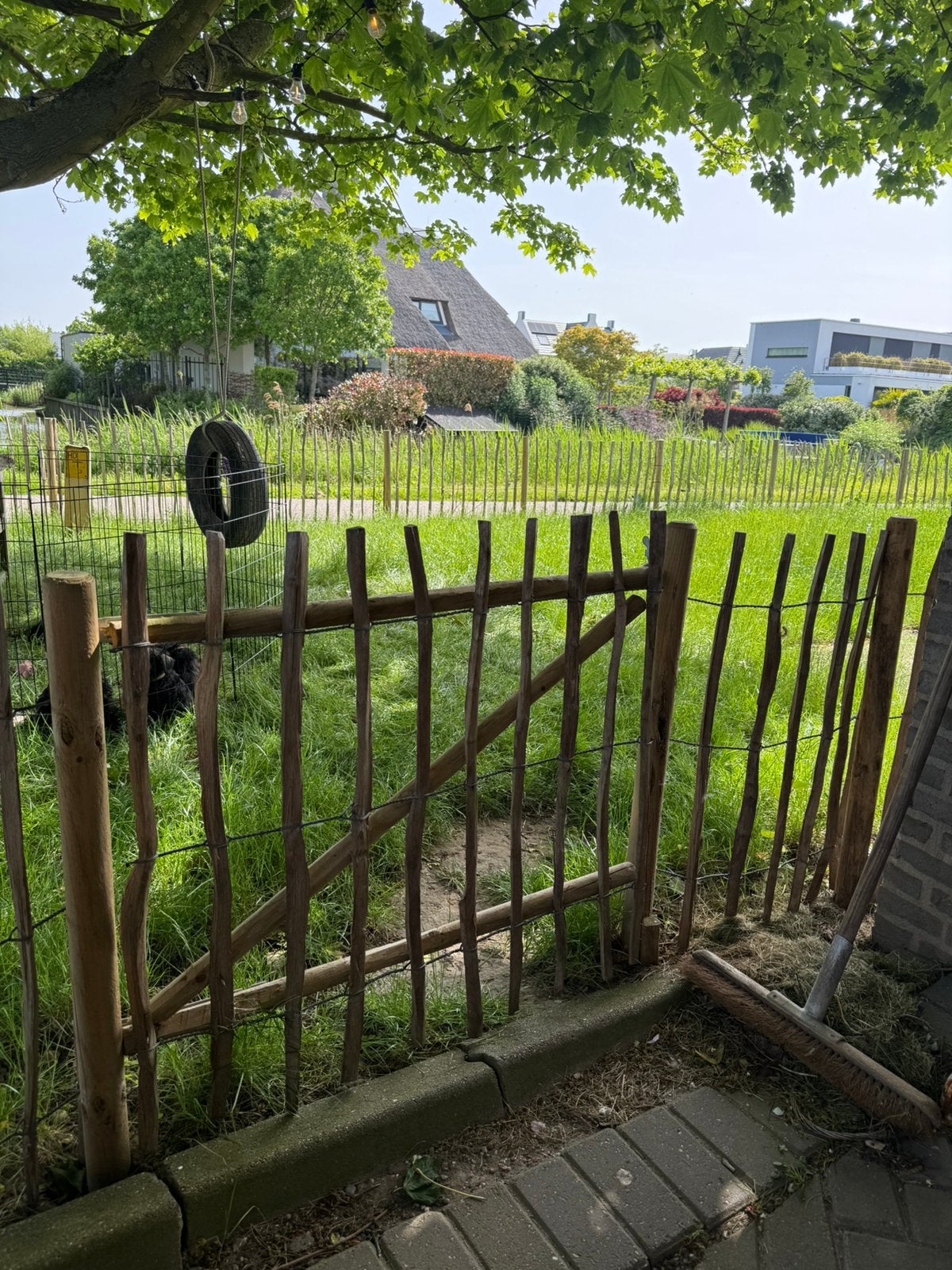 Schapenhek!!, Tuin en Terras, Tuinhekken en Hekwerk, Ophalen, Zo goed als nieuw, Hout, Tuinhek