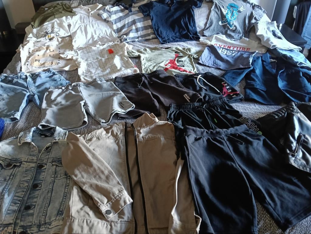 Kinderkleding zomerpakket jongens maat 122/128, Ophalen of Verzenden, Gebruikt, Jongen