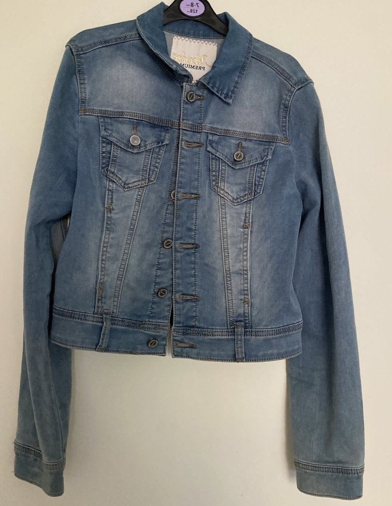 MONDAY PREMiUM spijker jack maat S, Verzenden, Zo goed als nieuw, Maat 36 (S), Blauw