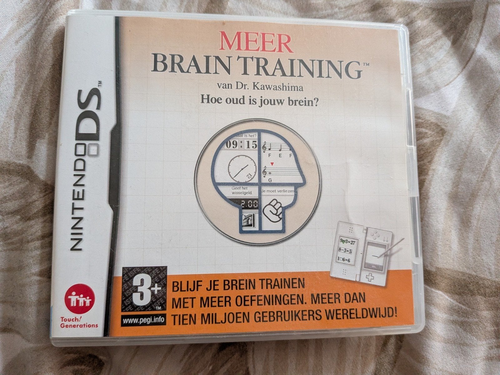 Dr. Kawashima's Brain Training & Meer Brain Training DS, Puzzel en Educatief, Verzenden, 1 speler, Zo goed als nieuw