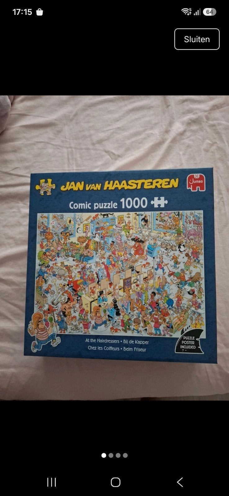 Jan van Haasteren Bij de kapper, Ophalen of Verzenden, 500 t/m 1500 stukjes, Nieuw