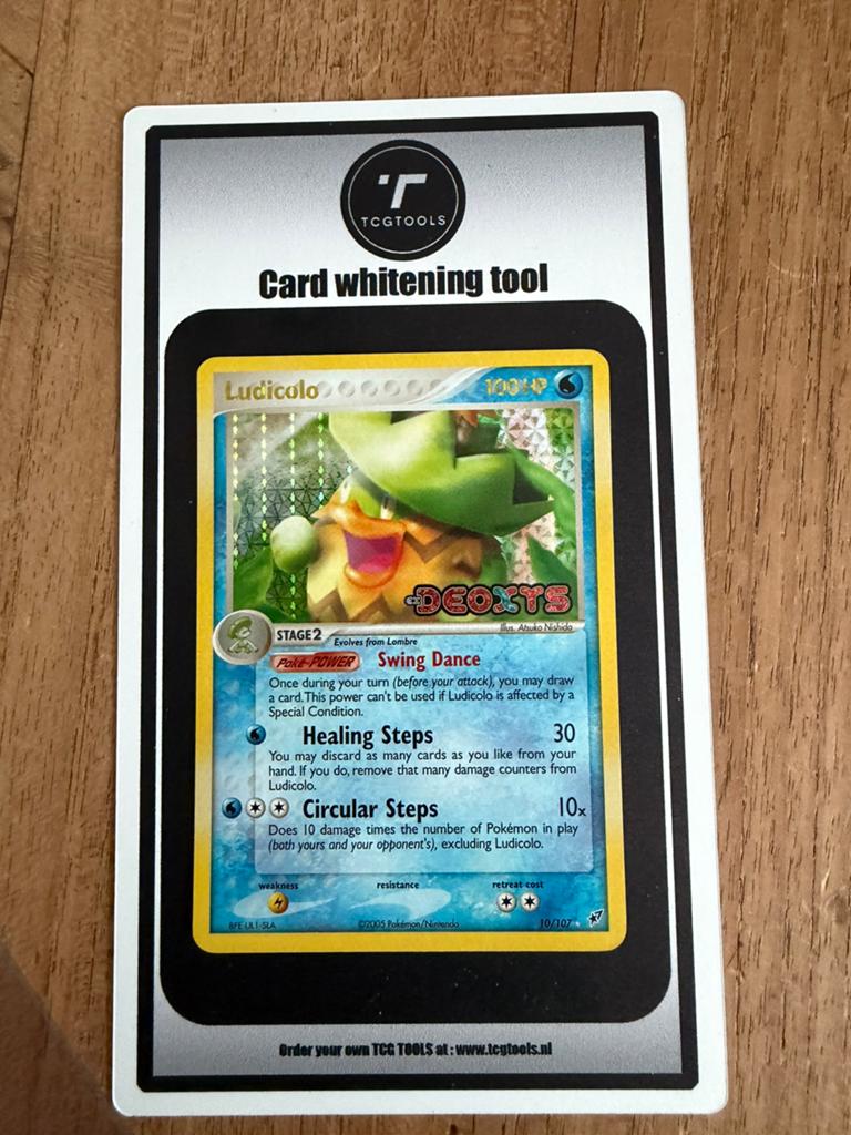 Ludicolo 10/107 stamped EX Deoxys EXC, Ophalen of Verzenden, Zo goed als nieuw
