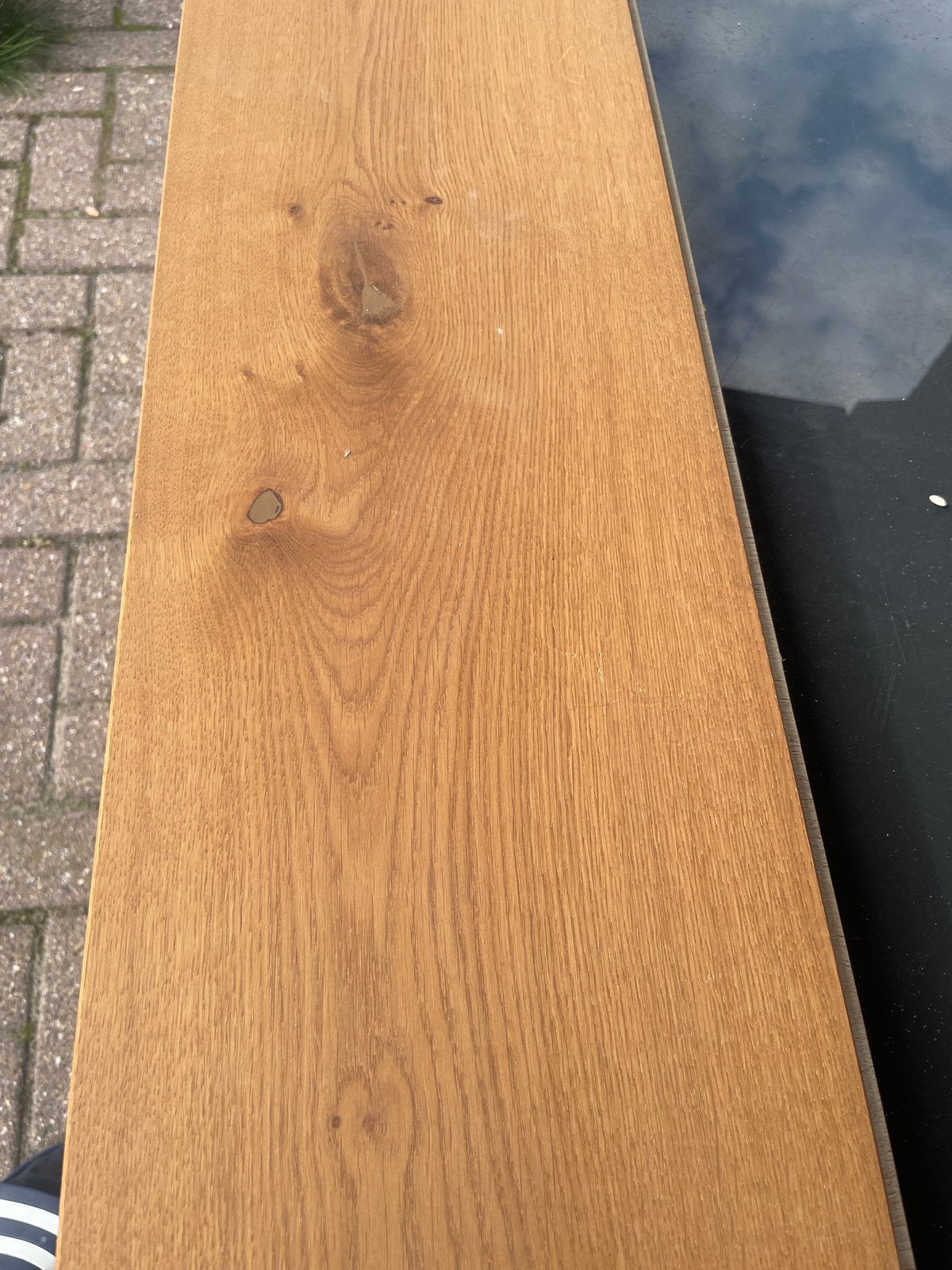 Eikenhouten vloerdelen - Zo goed als nieuw, Ophalen, Vloerdelen of -planken, Zo goed als nieuw, 10 m² of meer