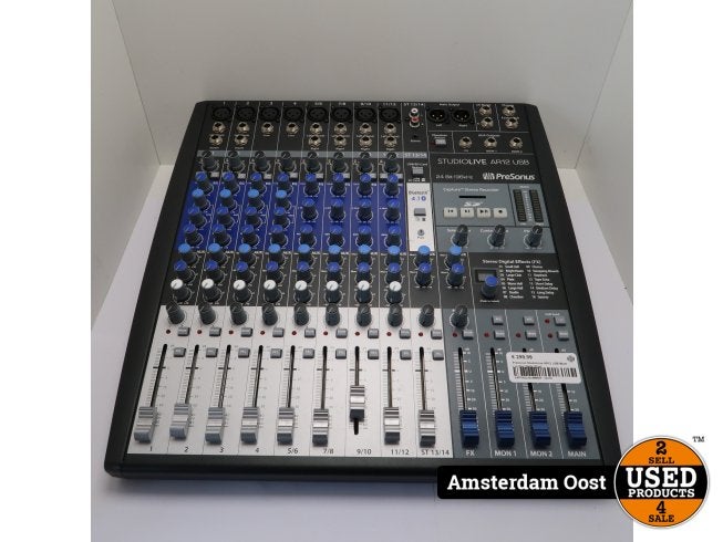 Presonus StudioLive AR12 USB Mixer | in Zeer Nette Staat, PreSonus, Zo goed als nieuw, https://www.presonus.com/contact-us, 18011 Grand Bay Court, Baton Rouge, LA 70809, Verenigde Staten