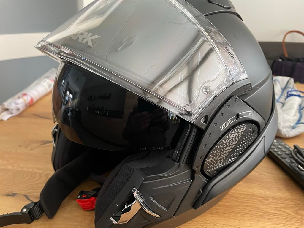 Shark helm EVO GT, mat zwart, XL, Motoren, Ophalen, Systeemhelm, Heren, XL