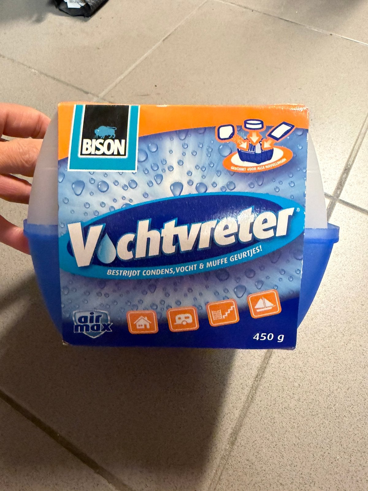 Bison vochtvreter 450 gr, Ophalen