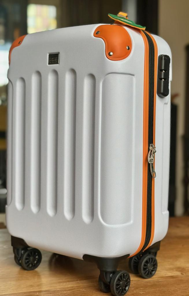 Postcodeloterij carry-on compact koffertje nieuw in doos, Sieraden, Tassen en Uiterlijk, Wieltjes, Hard kunststof, Nieuw, Minder dan 50 cm