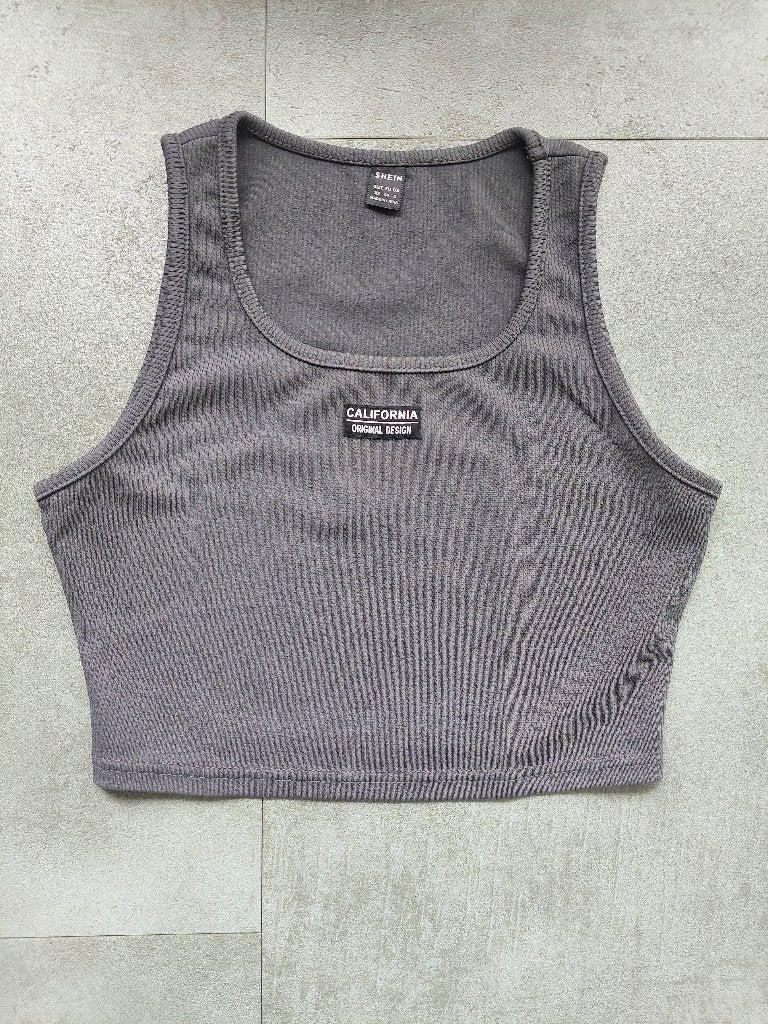 Grijs shirt van shein maat xs, Kleding | Dames, Ophalen of Verzenden, Zo goed als nieuw, Korte mouw, Maat 34 (XS) of kleiner