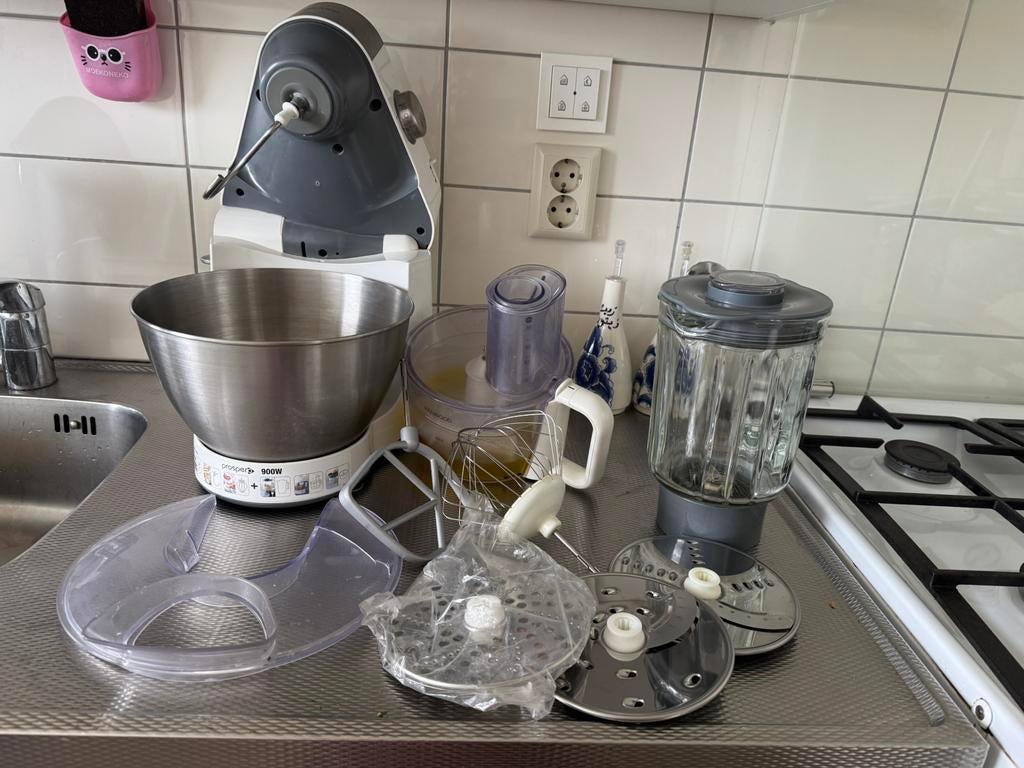 Kenwood keukenmachine, Witgoed en Apparatuur, Keukenmixers, Ophalen, Gebruikt, 3 snelheden of meer