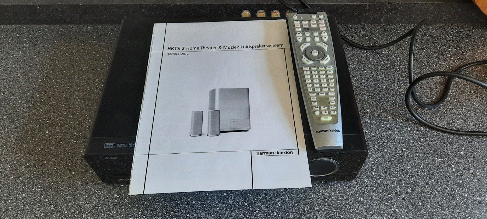 Harman/Kardon HS 200 2.0 Home Theater Systeem., Ophalen, Gebruikt, Harman Kardon, Afstandsbediening