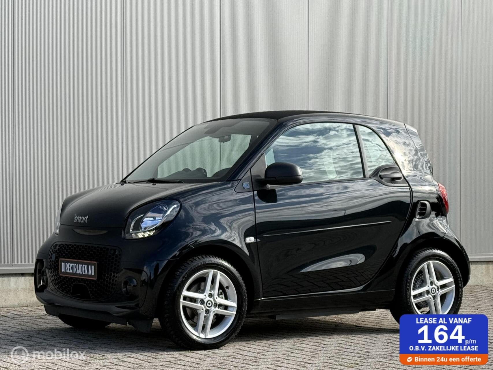 Smart ForTwo EQ 18 kWh | Stoelverwarming | Cruise | SOH 93%, Auto's, Automaat, Gebruikt, Zwart, 1095 kg
