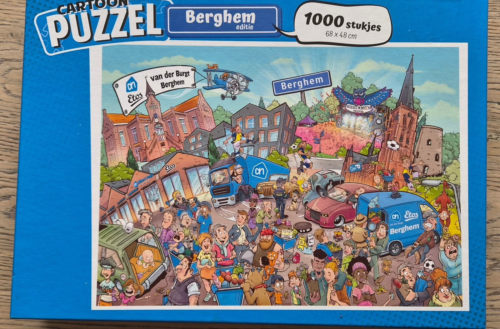 Puzzel Albert Heijn 1000 stukjes, Ophalen of Verzenden, 500 t/m 1500 stukjes, Zo goed als nieuw