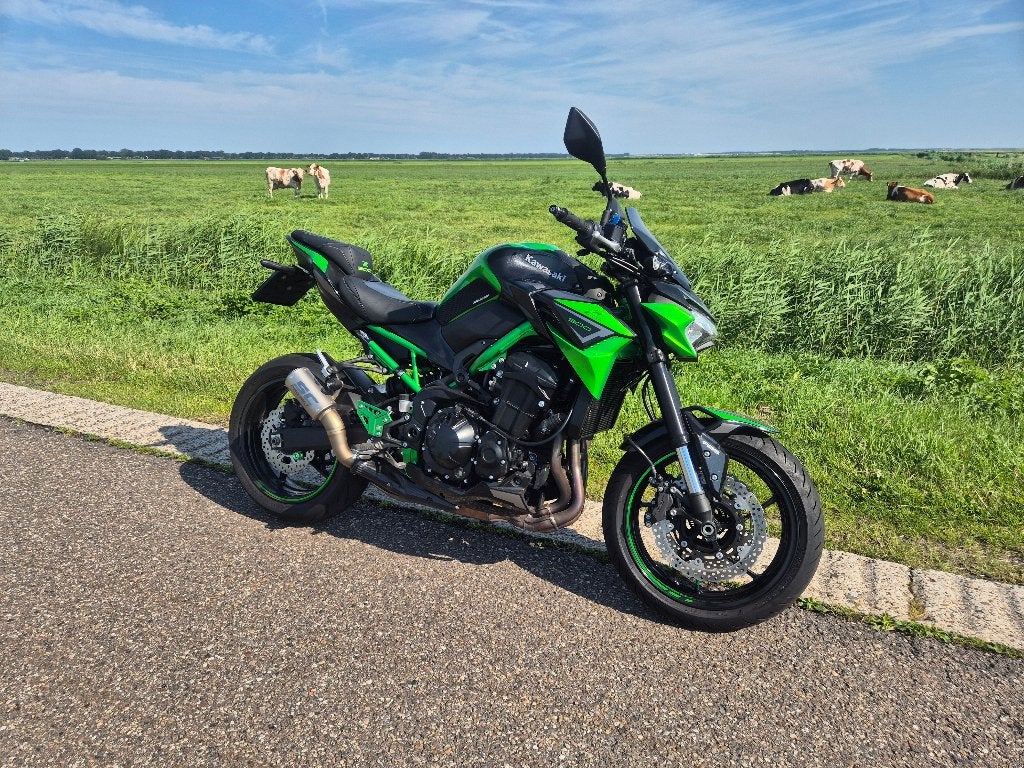 Kawasaki Z900 Zwart/Kawa Groen–Slechts 6.650 km – Nieuwstaat, Motorrijbewijs A, 900 cc, Particulier, Meer dan 35 kW