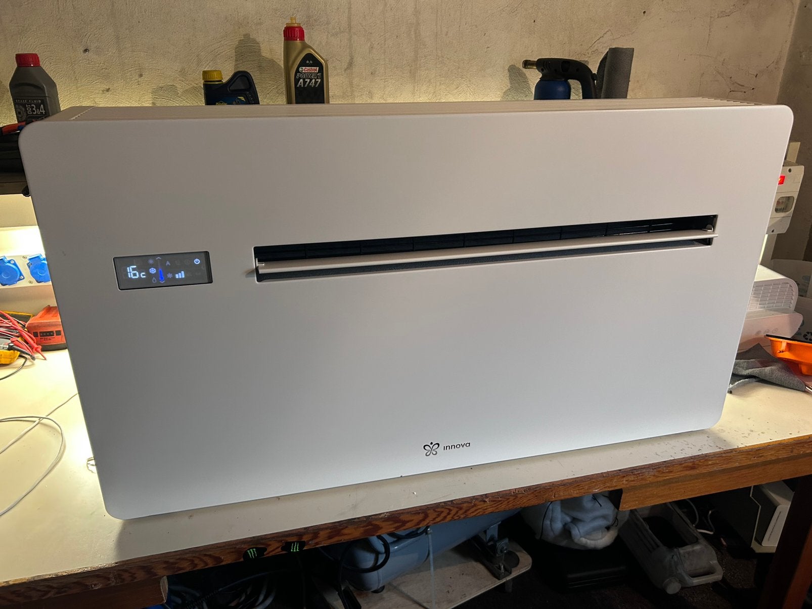 Innova 2.0 10HP monoblock airco/warmtepomp, Ophalen, Gebruikt, Verwarmen, 3 snelheden of meer