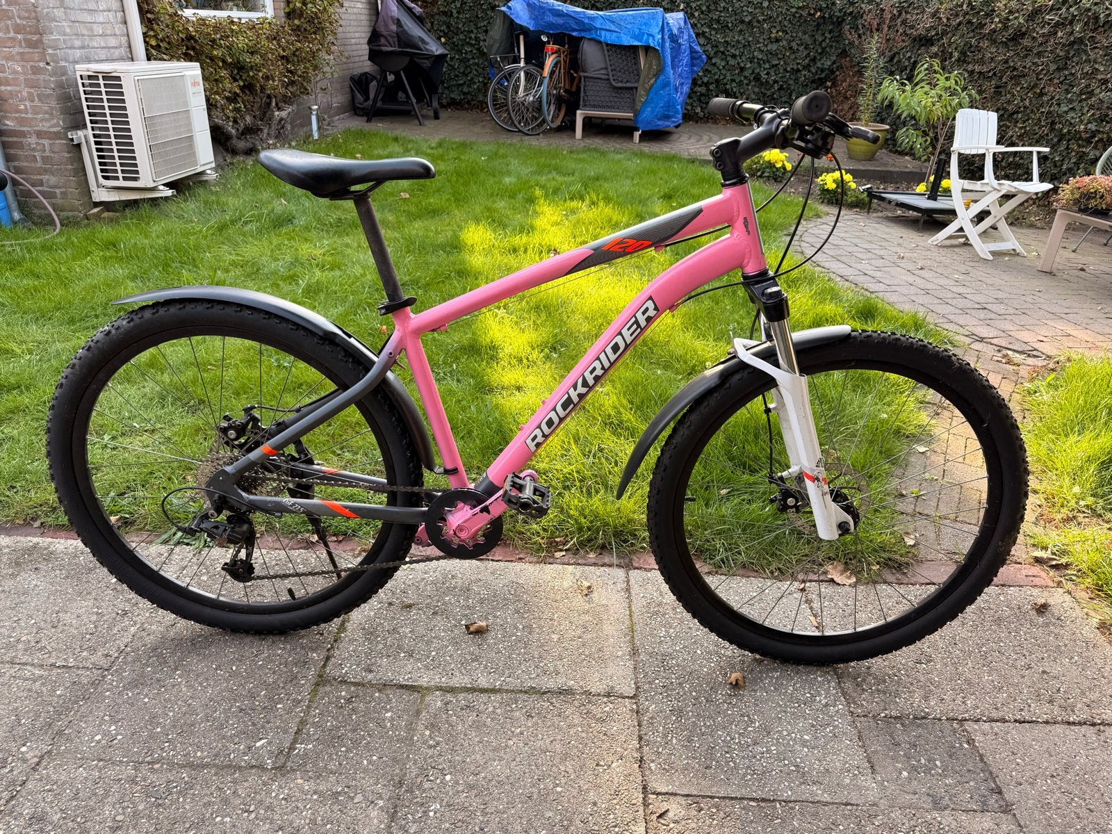Roze Rockrider ST 120 Mountainbike - Recent Onderhoud, Fietsen en Brommers, Gebruikt, Hardtail, Ophalen of Verzenden, Dames