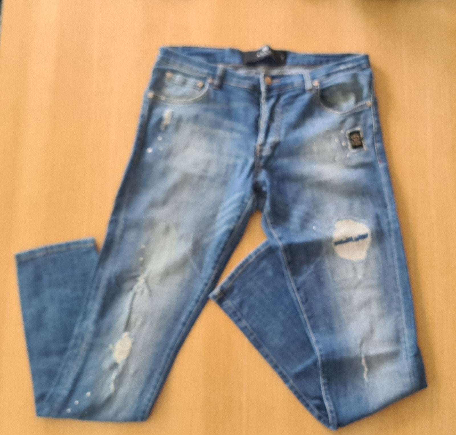 XPLCT Jeans - Stoere spijkerbroek maat W34, Blauw, Ophalen of Verzenden, W33 - W34 (confectie 48/50), Gedragen