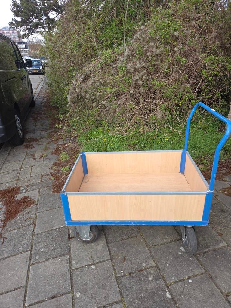transportwagen, Doe-het-zelf en Verbouw, Transportwagens, 100 liter of meer, Ophalen, Gebruikt, Transportkar