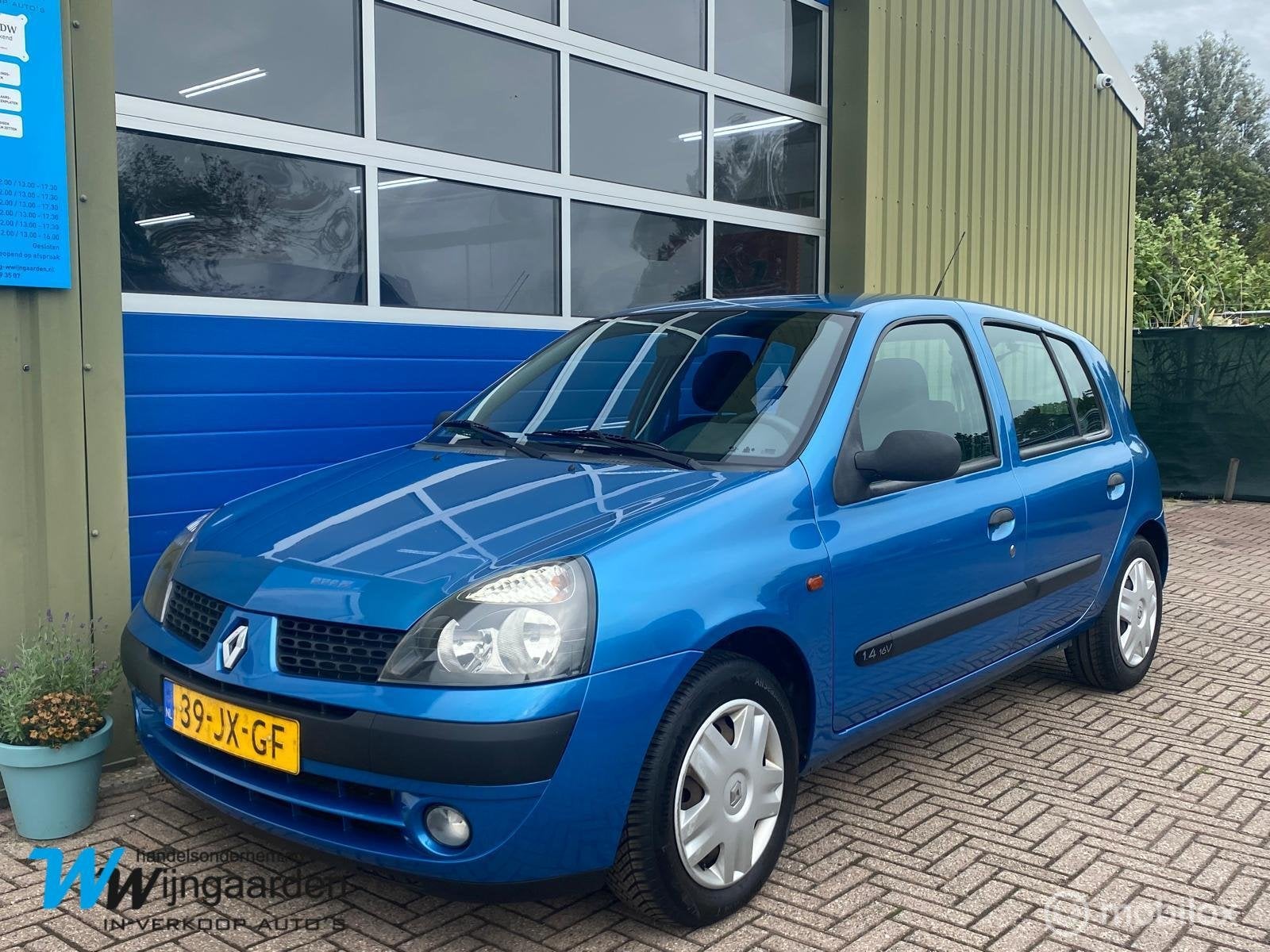 Renault Clio 1.4-16V Expression|Cruise control|APK|Trekhaak|, Auto's, Voorwielaandrijving, Startonderbreker, Zwart, 4 cilinders